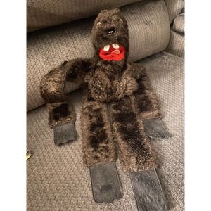 VTG Full Body Puppet Monkey Ape Gorilla Monster Wrap around Arms Plush